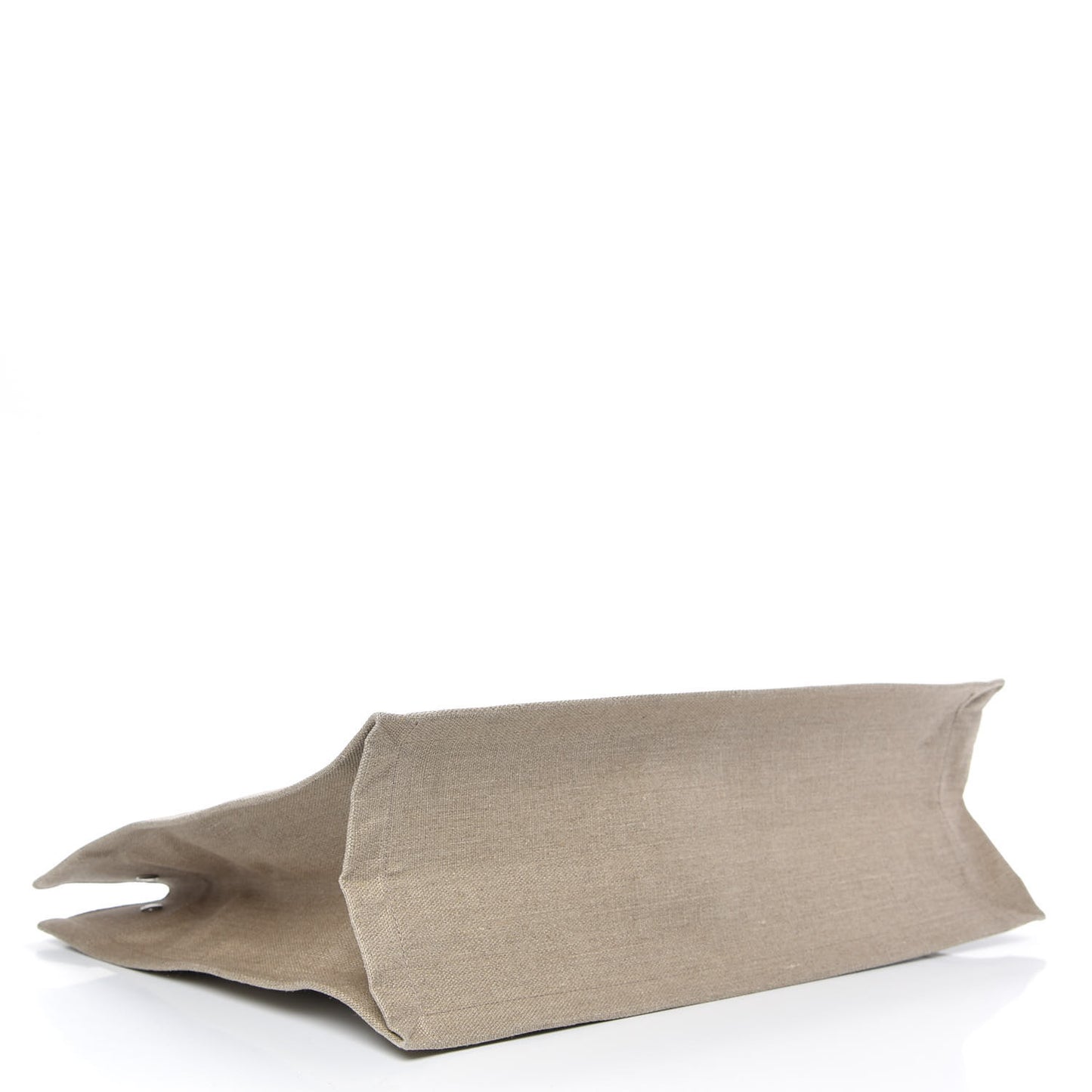 Linen Calfskin Rive Gauche Tote Optic White