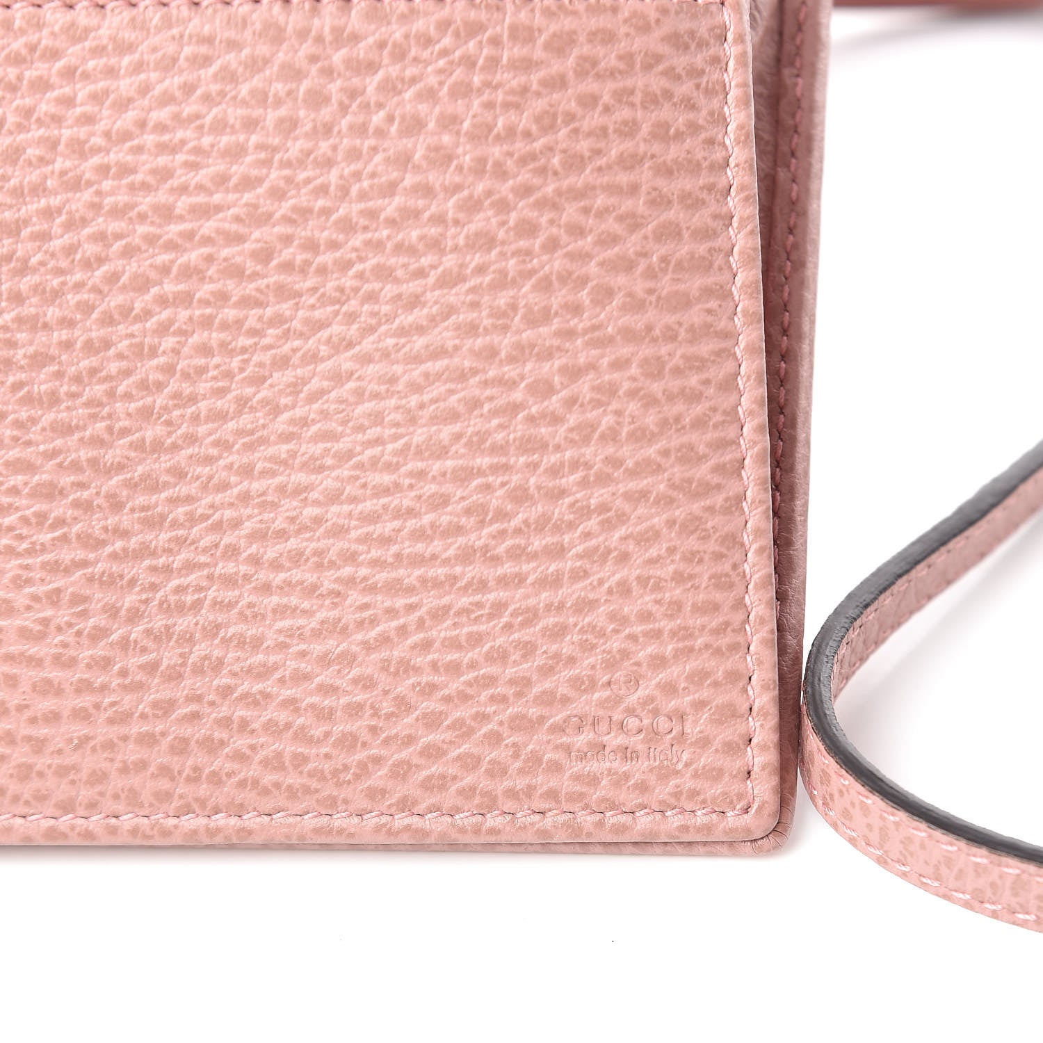 Gucci Dollar Calfskin Mini Swing Wallet Bag Soft Pink 9 of 11