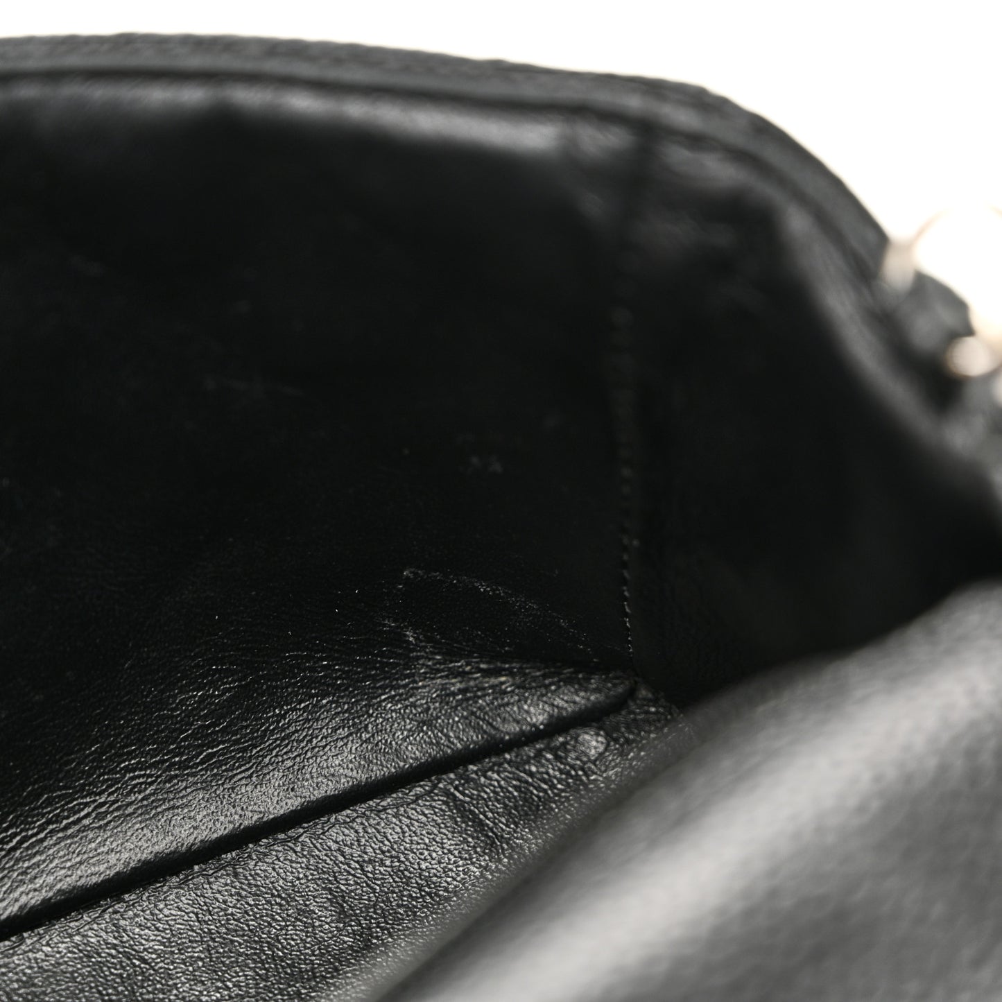 Caviar Quilted Mini Rectangular Flap Black