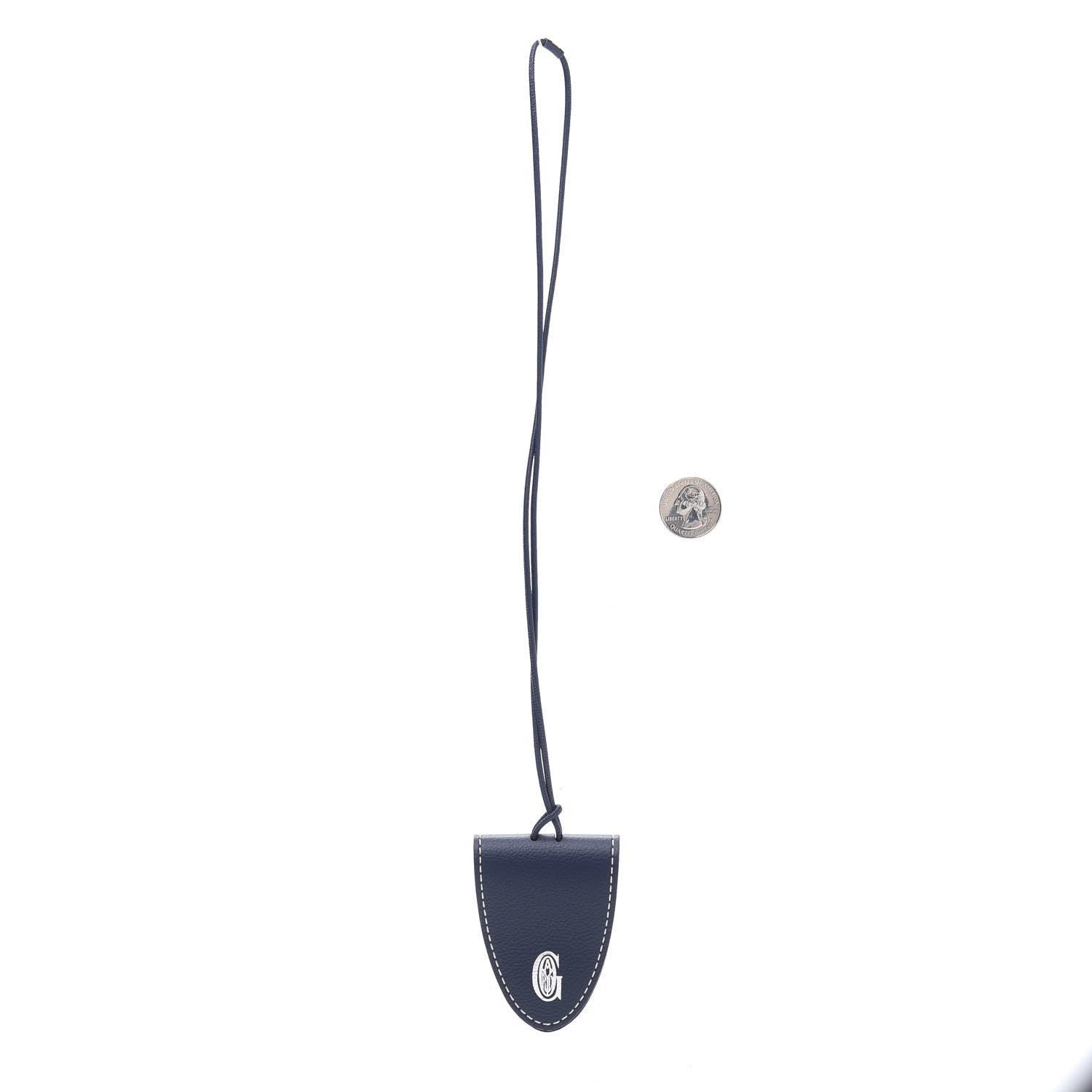 Goyard Calfskin Bag Clip Navy 2 of 6