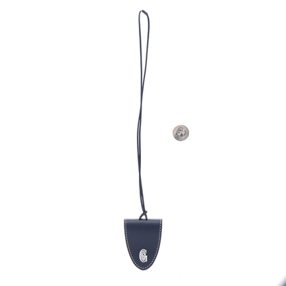 Goyard Calfskin Bag Clip Navy 2 of 6