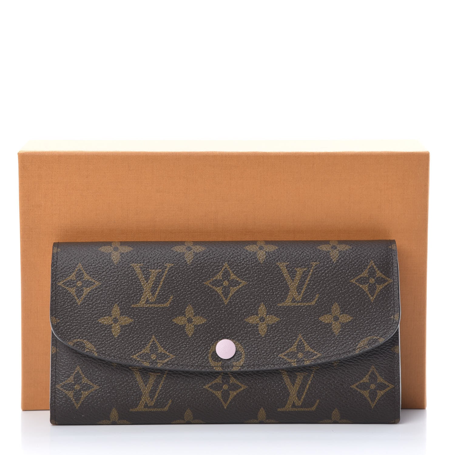 Louis Vuitton Monogram Emilie Wallet Rose Ballerine 8 of 8