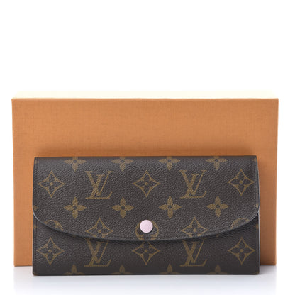 Louis Vuitton Monogram Emilie Wallet Rose Ballerine 8 of 8