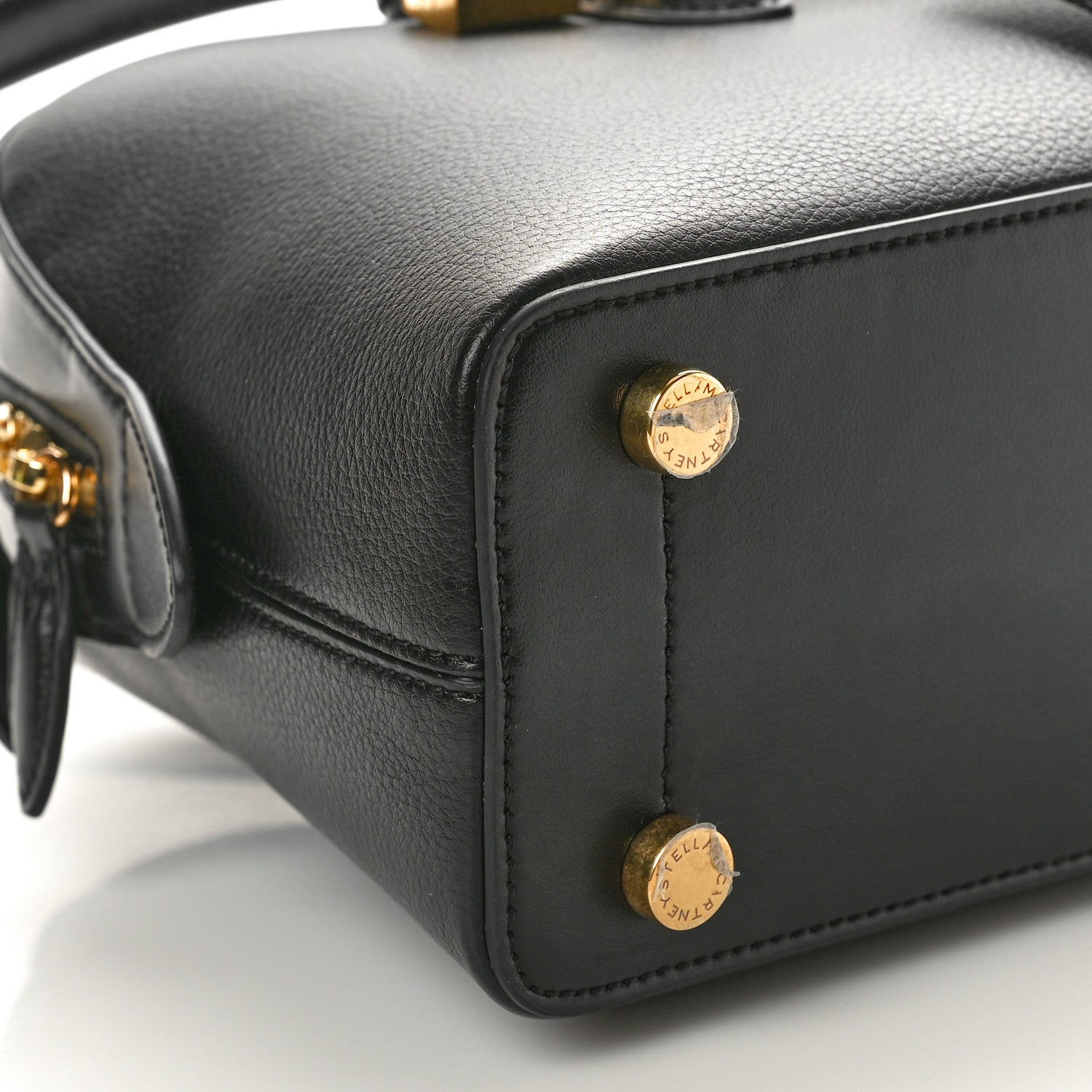 Stella McCartney Eco Grainy Alter Mat Ryder Shoulder Bag Black 8 of 9