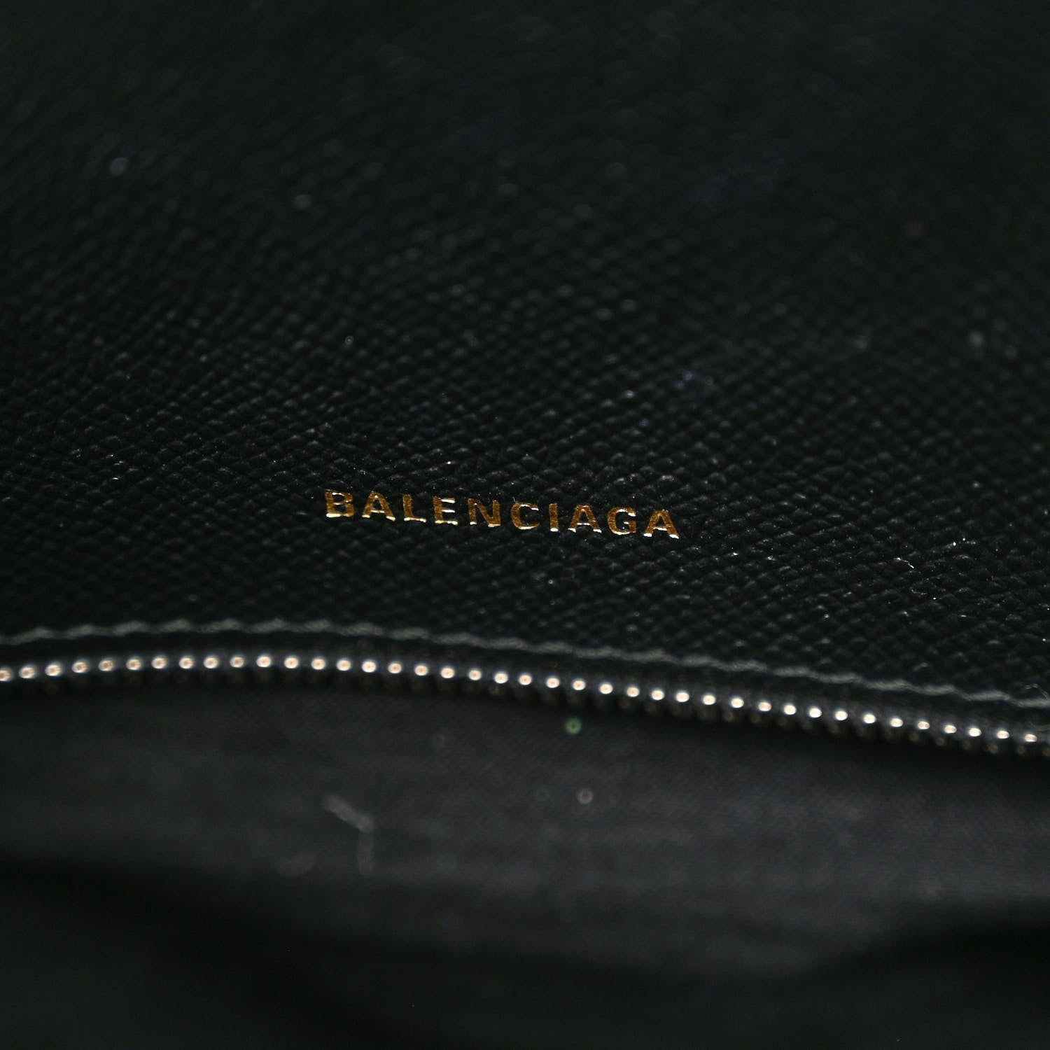 Balenciaga Signature Grained Calfskin Logo M Ville Top Handle Bag Green 6 of 13