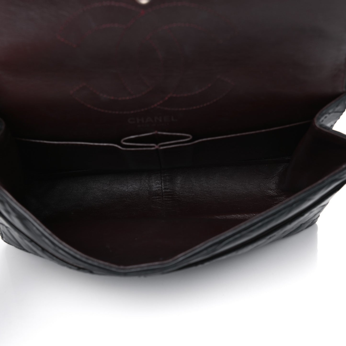 Aged Calfskin Quilted 2.55 Reissue 226 Flap Black
