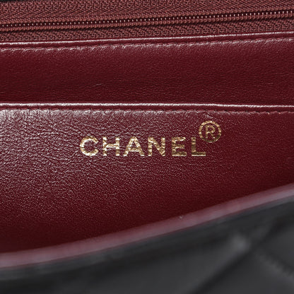 Chanel Lambskin Quilted Jumbo Single Flap Black 7 of 14