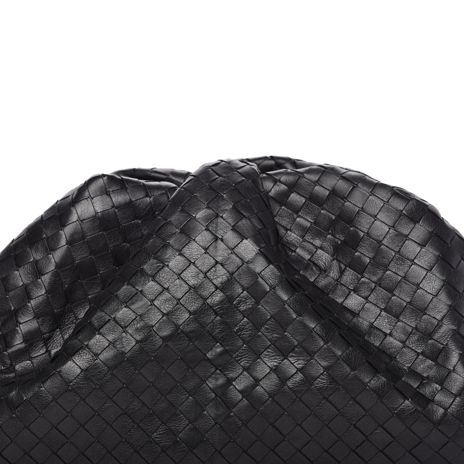 Bottega Veneta Nappa Maxi Intreccio The Pouch Oversized Clutch Black 10 of 10