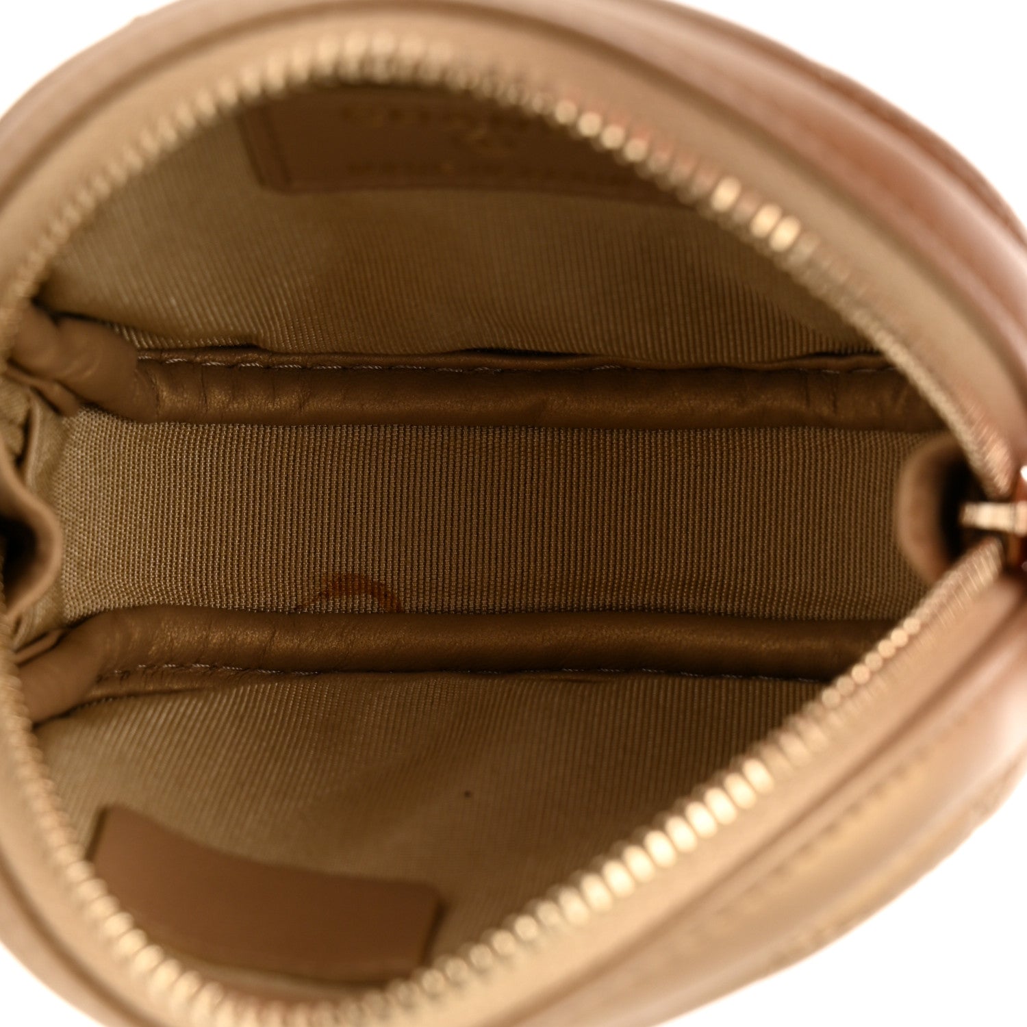 Chanel Metallic Lambskin Quilted Zip Around Classic Coin Purse Gold 4 of 9