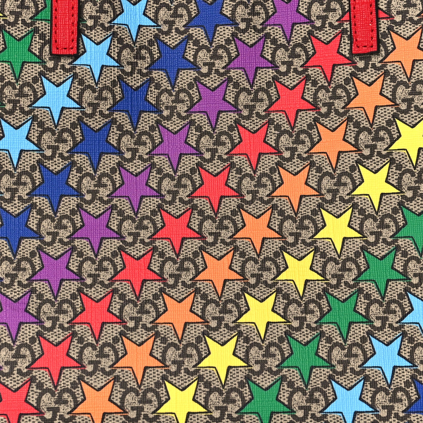 GG Supreme Monogram Childrens Star Print Tote Multicolor