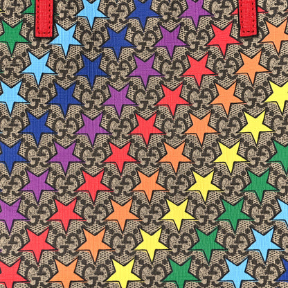 Gucci GG Supreme Monogram Childrens Star Print Tote Multicolor 9 of 11
