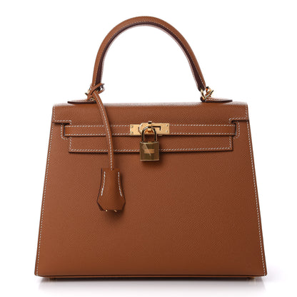Hermes Epsom Kelly Sellier 25 Gold 1 of 34