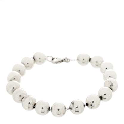 Tiffany Sterling Silver 10mm HardWear Ball Bracelet 1 of 4