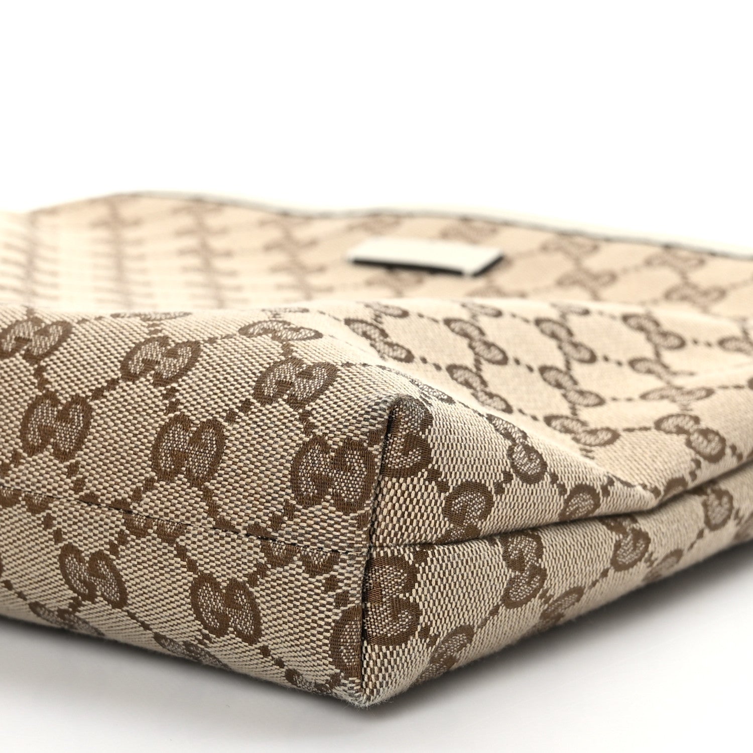 Gucci Monogram Medium Flat Messenger Bag Off White 9 of 9