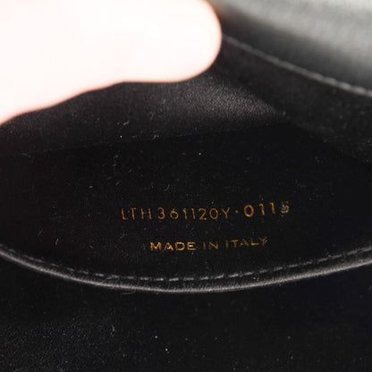 Saint Laurent Calfskin Monogram Large Belle De Jour Clutch Black 6 of 7