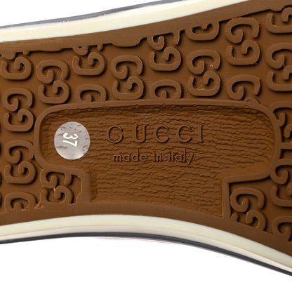 Gucci Canvas Web GG Apple Womens 1977 Tennis Sneakers 37 Ivory Red Mystic White New Shamarock 7 of 8