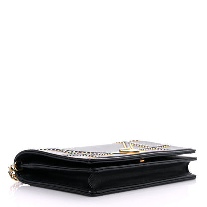 Christian Dior Lambskin Studded Micro Diorama Flap Bag Black 4 of 18