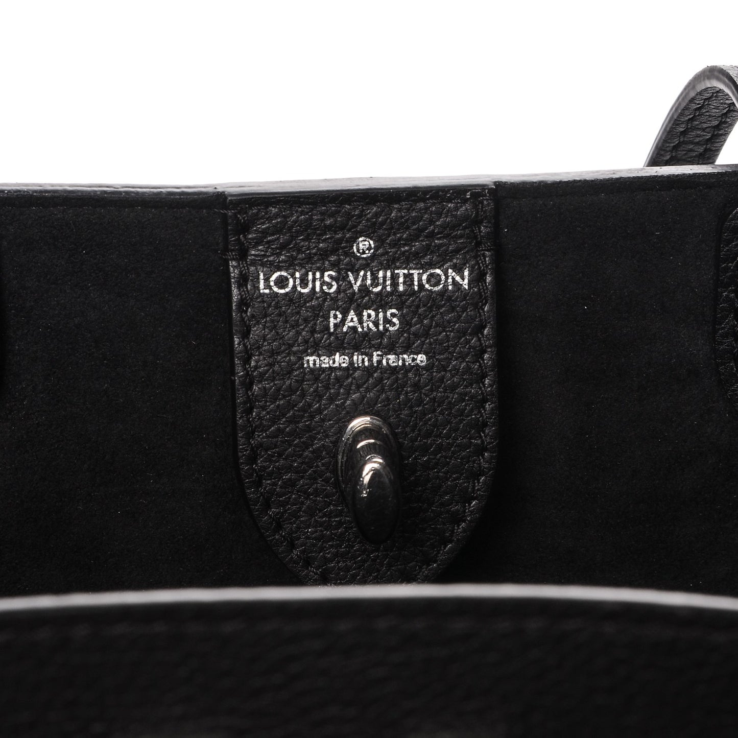 Calfskin Lockme Cabas Black