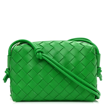 Bottega Veneta Nappa Intrecciato Mini Loop Camera Bag Parakeet 1 of 8