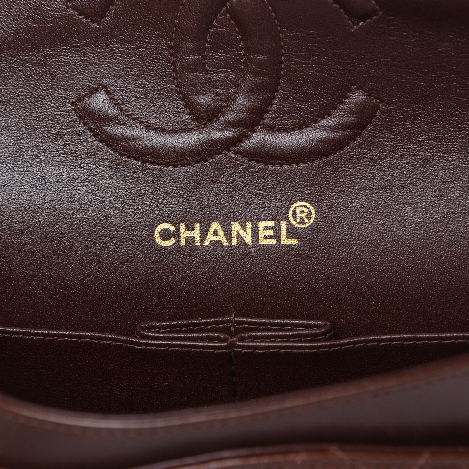 Chanel Lambskin Quilted Medium Double Flap Brown 5 of 16