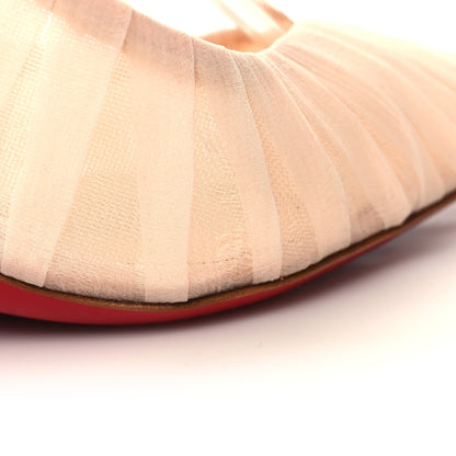 Christian Louboutin Chiffon Goya Ruban 80 Pumps 36 Petale 8 of 11