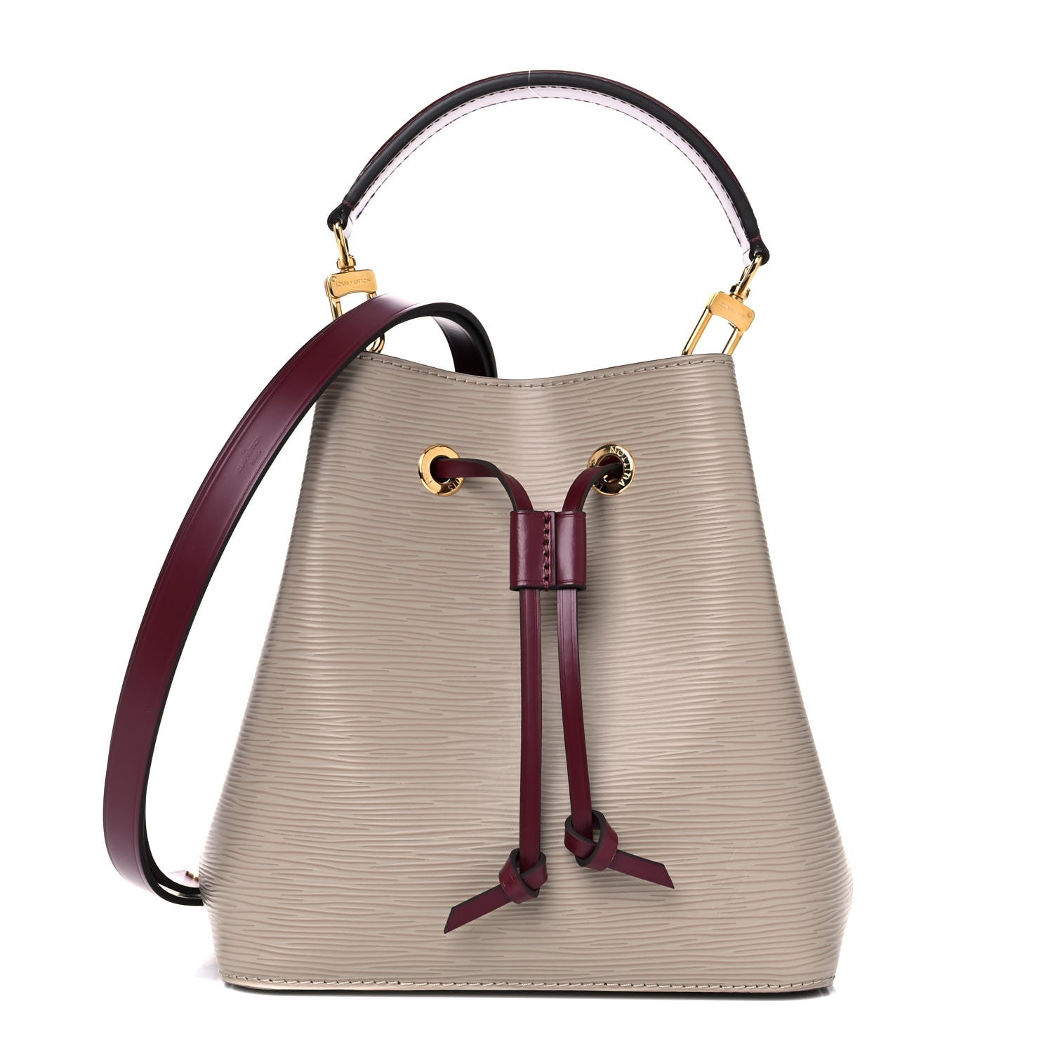 Louis Vuitton Epi Neonoe BB Galet Grenat 1 of 10
