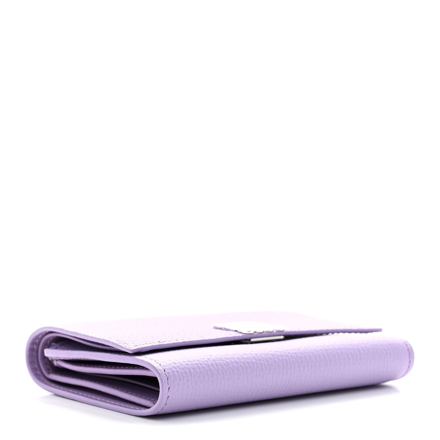 Loewe Pebble Grain Calfskin Anagram Small Vertical Wallet Light Mauve 4 of 8