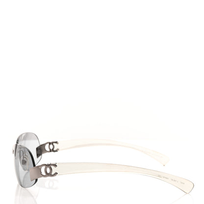 Chanel Frameless CC Logo Sunglasses 4037 Clear 3 of 8
