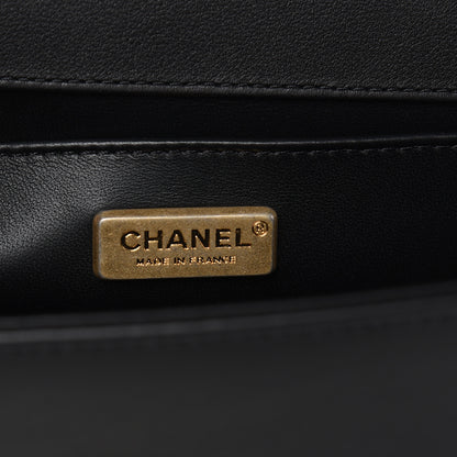 Chanel Orylag Medium Boy Top Handle Flap Black 6 of 11