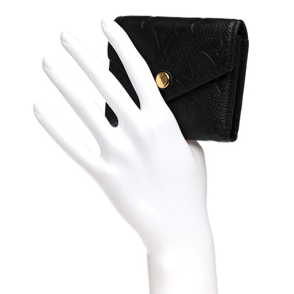 Louis Vuitton Empreinte Zoe Wallet Black 2 of 8