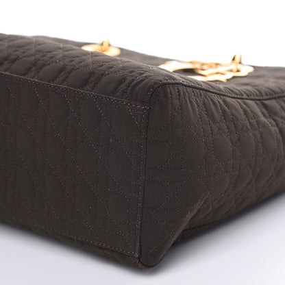Christian Dior Nylon Cannage Large Lady Dior Dark Brown 9 of 14