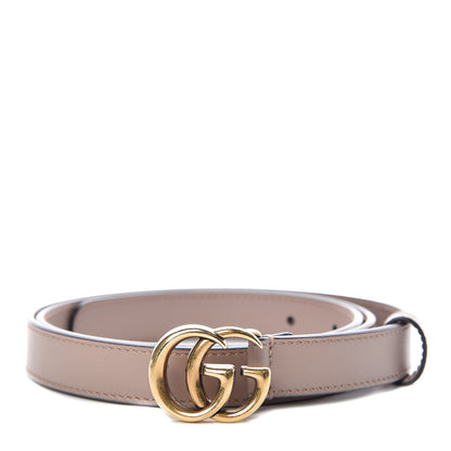 Gucci Calfskin Double G 20mm Belt 90 36 Porcelain Rose 1 of 6