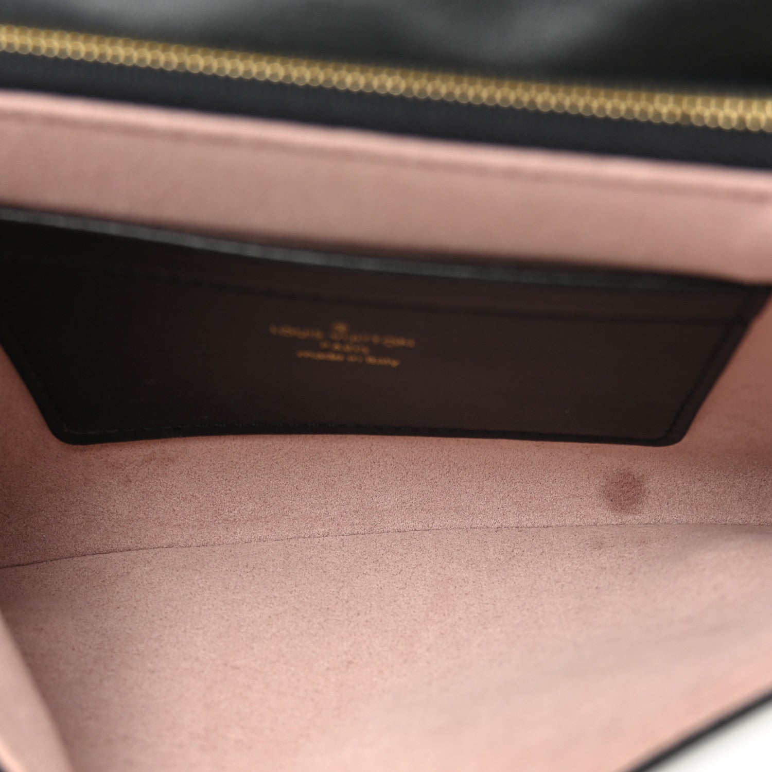 Louis Vuitton Lambskin Embossed Monogram Pochette Coussin Black 5 of 10
