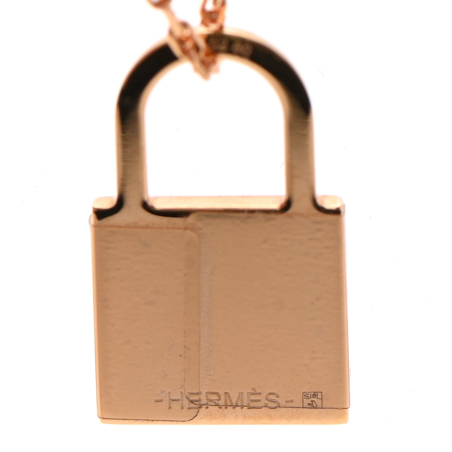 Hermes Swift Small O'Kelly Pendant Necklace Deep Blue 7 of 8