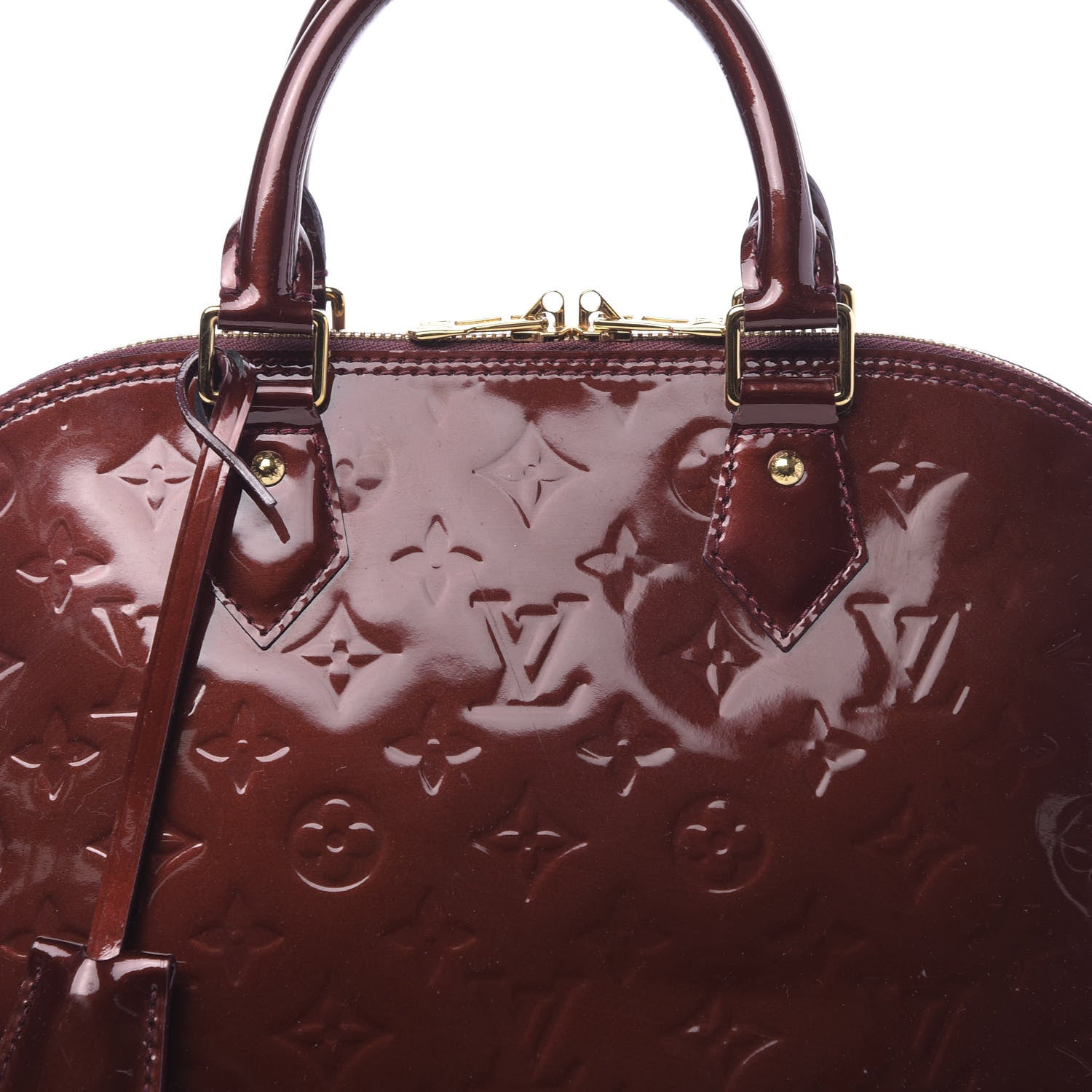 Louis Vuitton Vernis Alma PM Rouge Fauviste 7 of 10