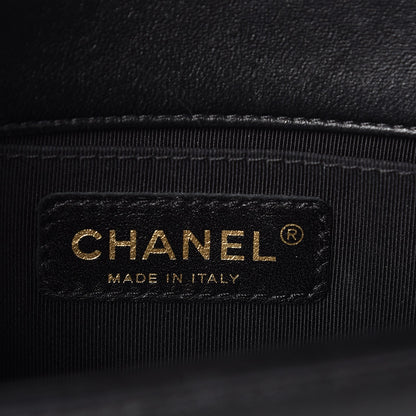 Chanel Lambskin Quilted Small Boy Flap Black 6 of 8