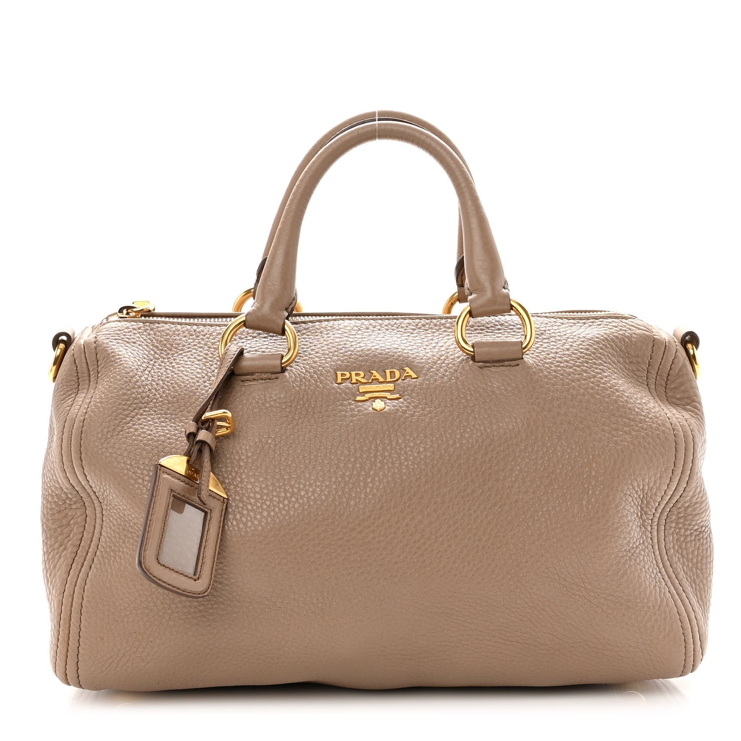 Prada Vitello Daino Satchel Cammeo 1 of 9