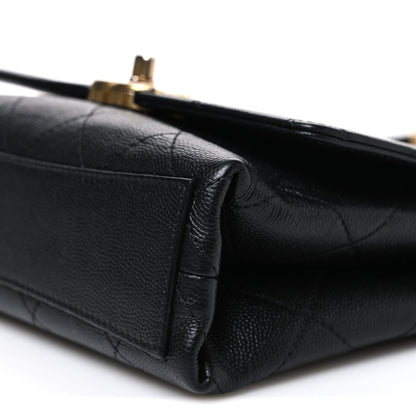 Chanel Caviar Quilted Mini Bracelet On Chain Flap Black 10 of 10