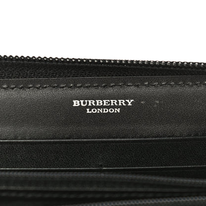 Burberry House Check Large Ziggy Zip Around Wallet Black 6 of 9