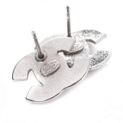 Chanel Crystal CC Logo Earrings 2 of 5