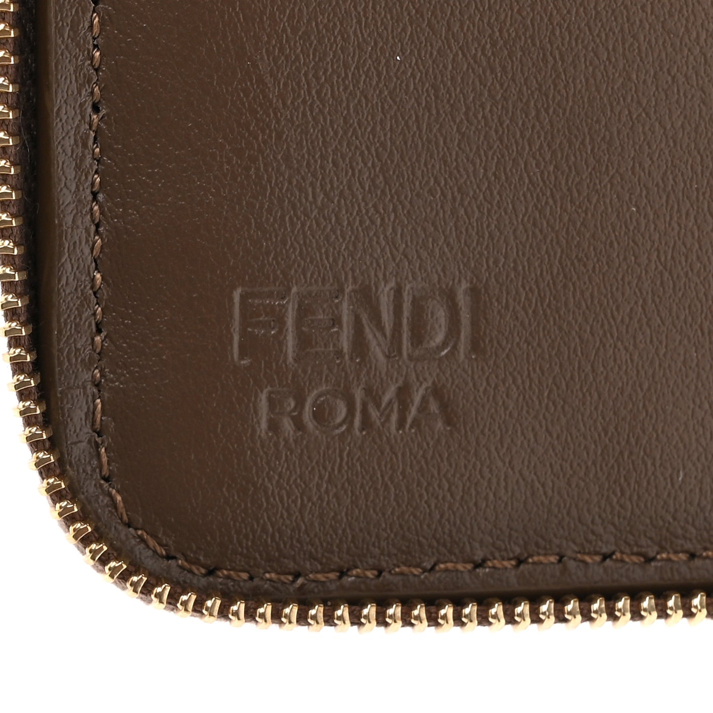 Vitello Ceylon Bi-Color FF 1974 Embossed FF Diamonds Wallet Maya Black