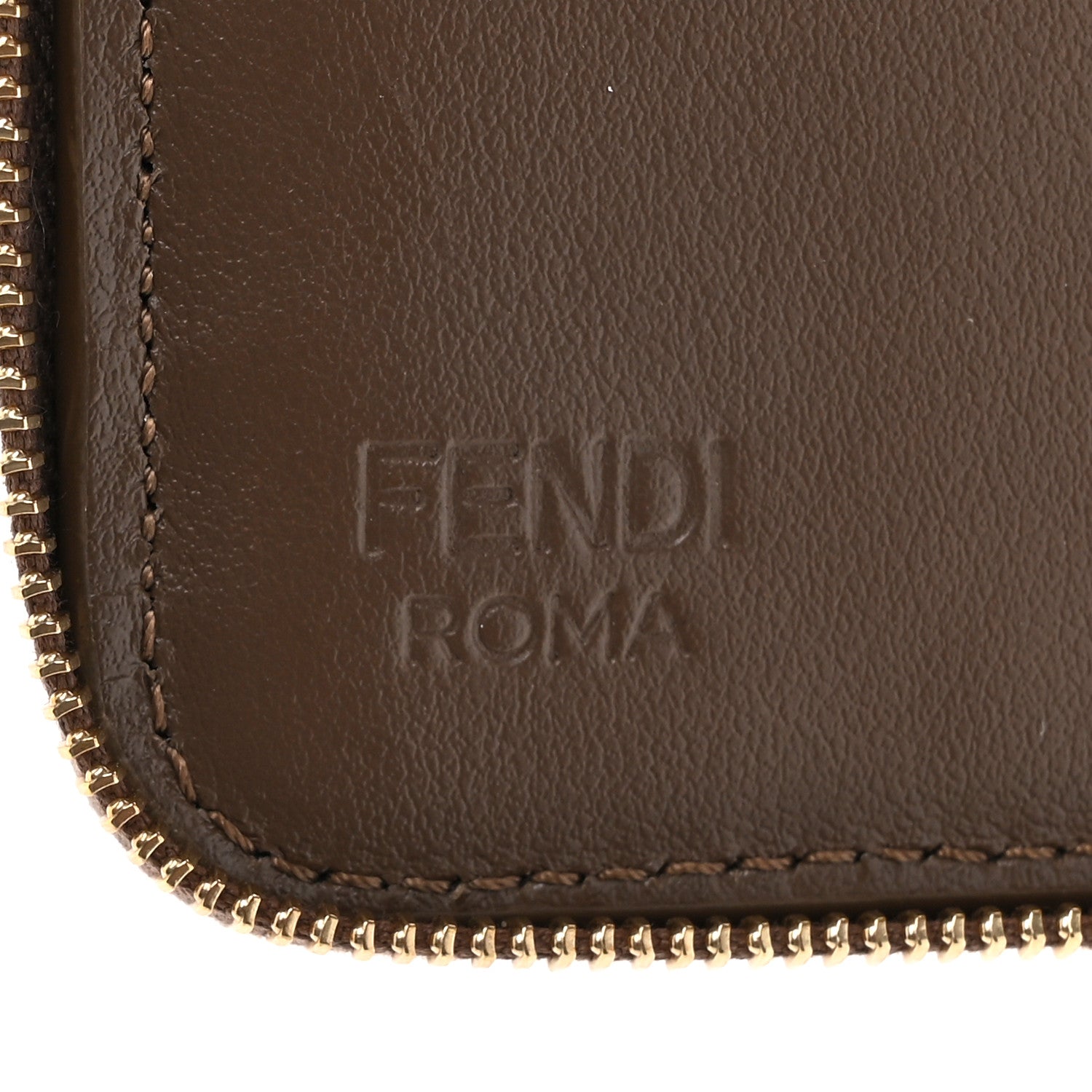 Fendi Vitello Ceylon Bi-Color FF 1974 Embossed FF Diamonds Wallet Maya Black 7 of 10