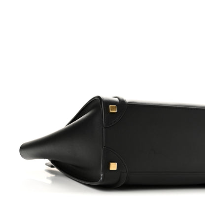 Celine Smooth Calfskin Micro Luggage Black 7 of 8
