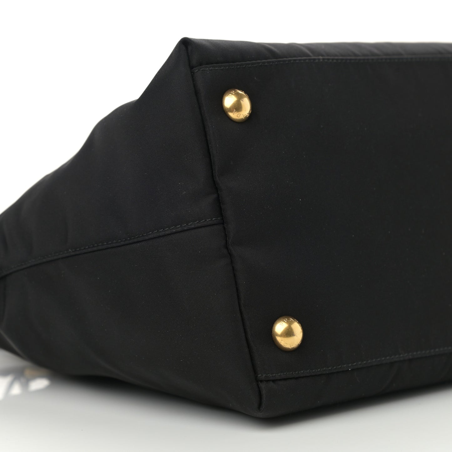 Tessuto Nylon Saffiano Small Satchel Black