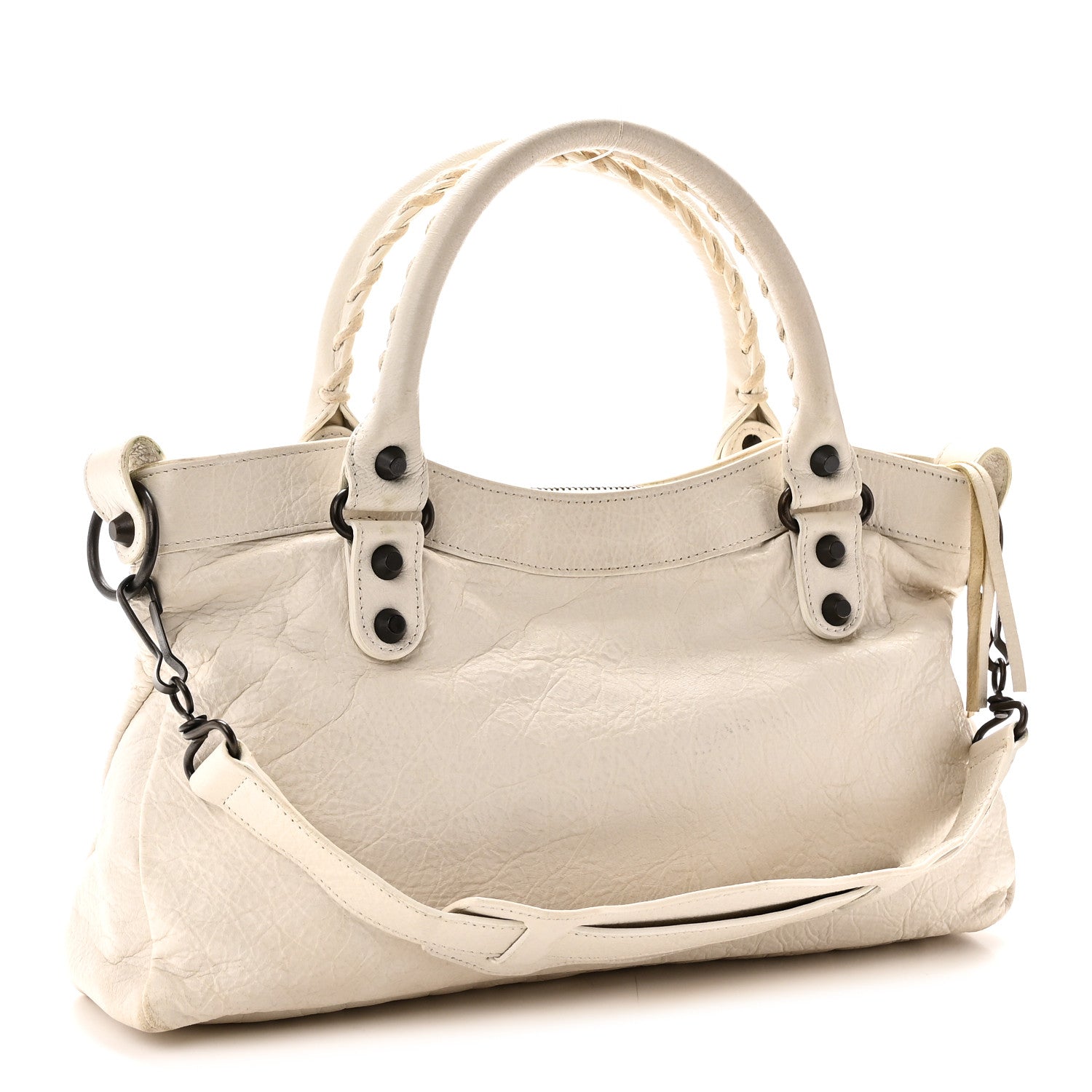 Balenciaga Agneau Classic Hardware First White Light 3 of 10