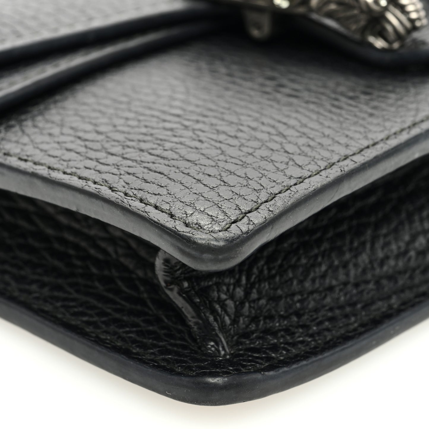 Calfskin Super Mini Dionysus Shoulder Bag Black