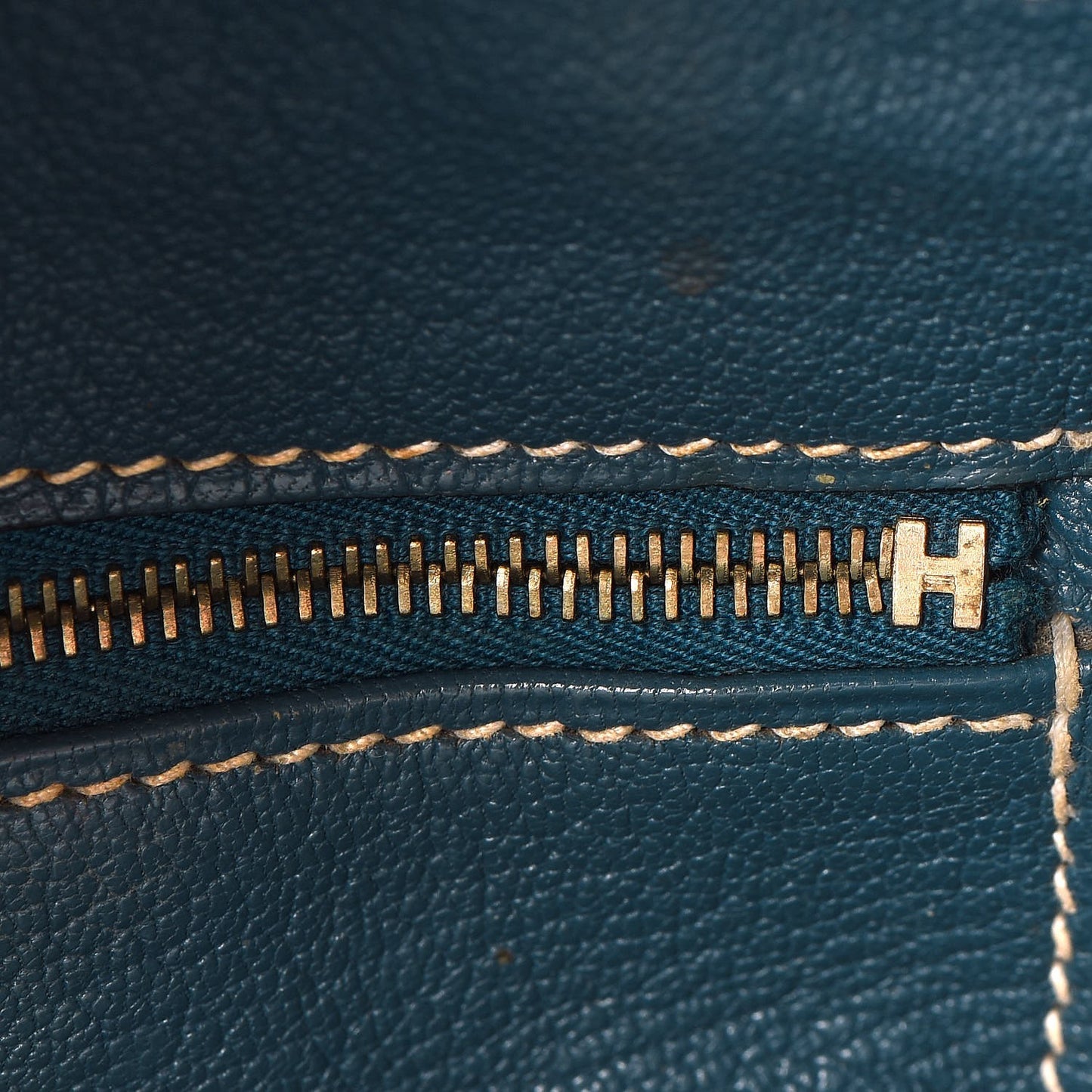 Taurillon Clemence Birkin 35 Bleu Thalassa