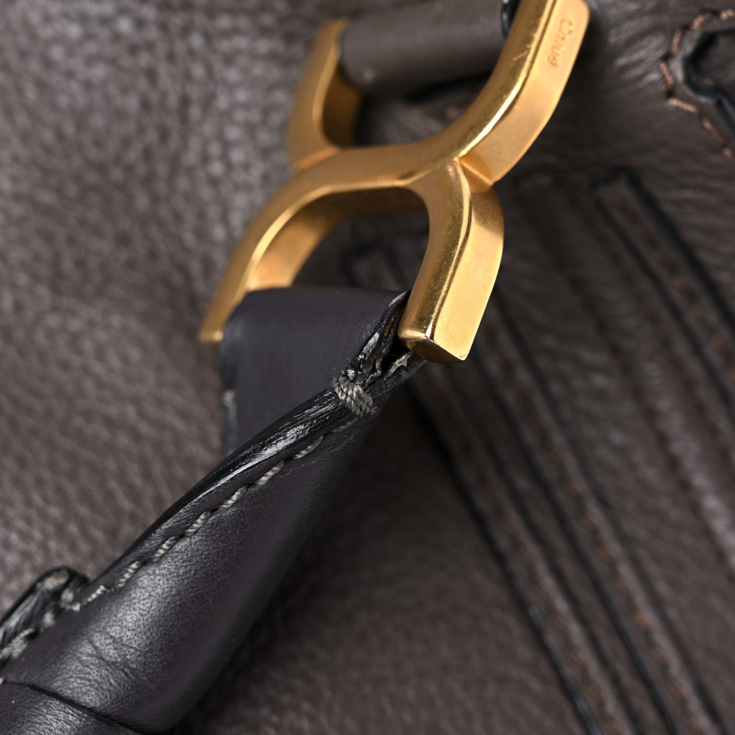 Chloe Calfskin Large Marcie Satchel Truffle 21 of 30