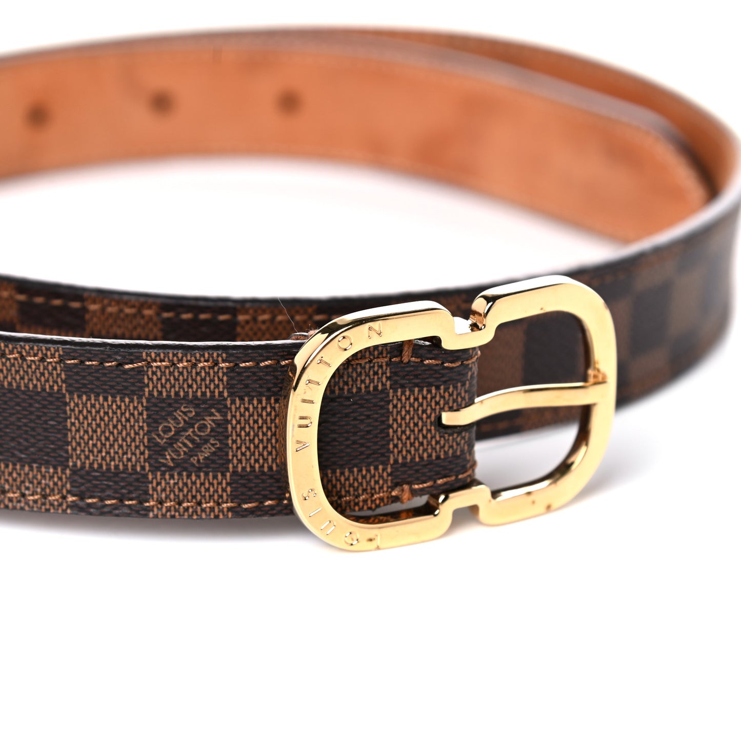 Damier Ebene Mini 25mm Belt 80 32
