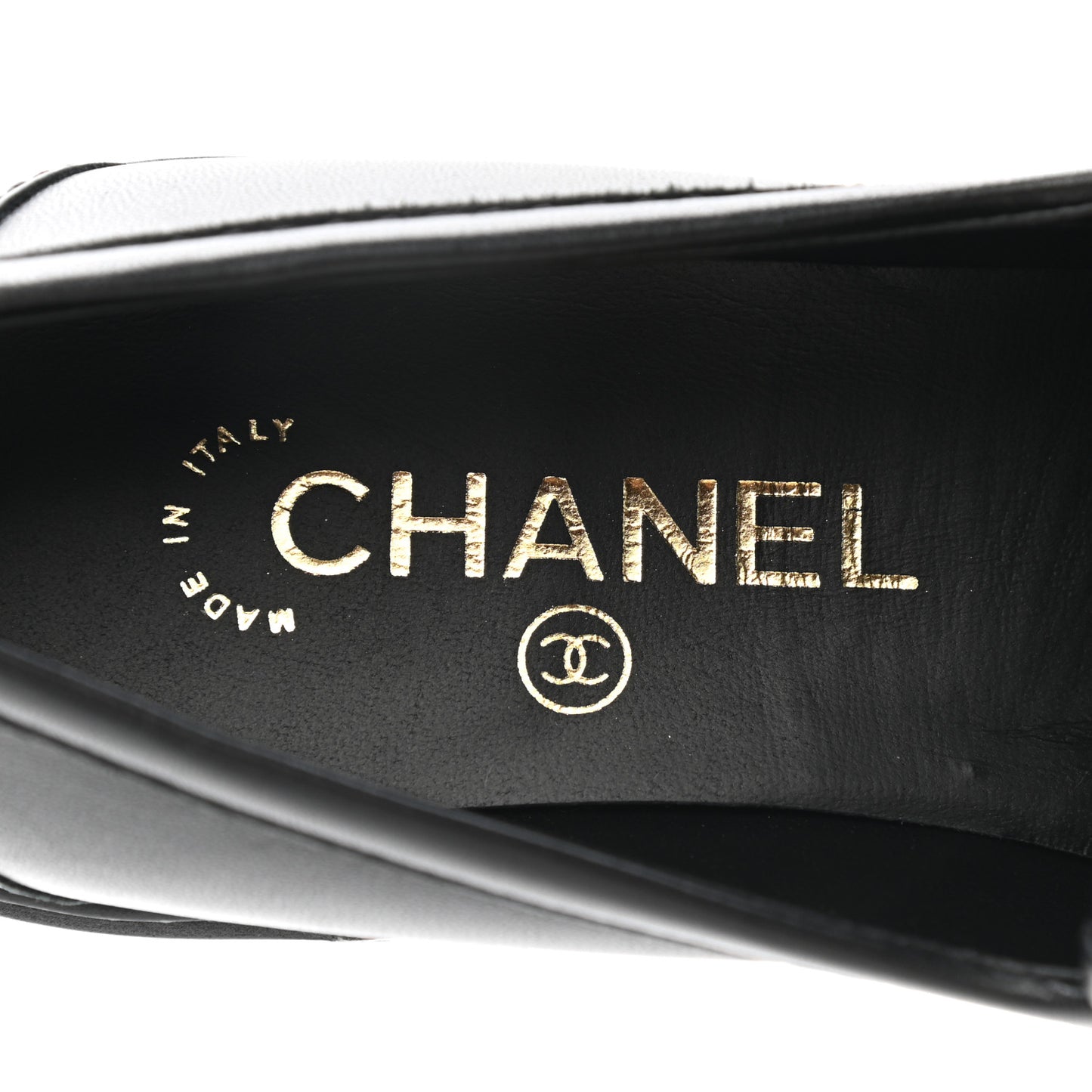 Lambskin Quilted CC Turnlock Loafers 37 Black